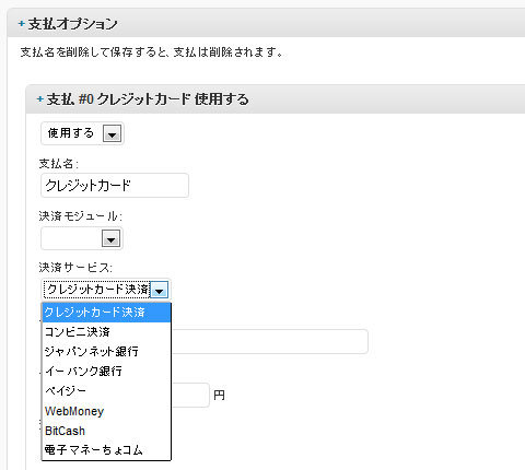 支払オプション