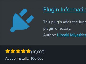 Plugin Information Card